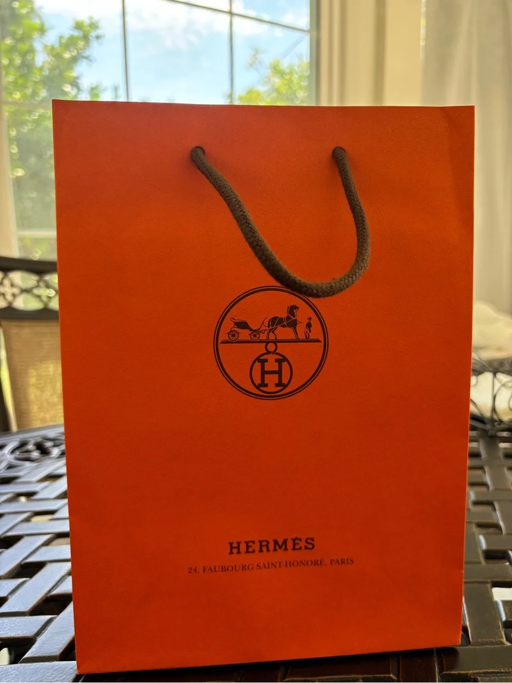 Hermes Orange Shopping Bag - Signature Orange